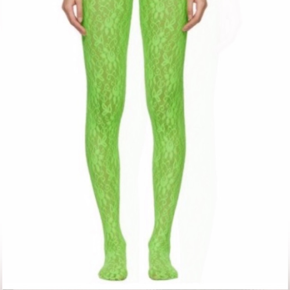 NEW Gucci Lace Tights Size L - Picture 1 of 11